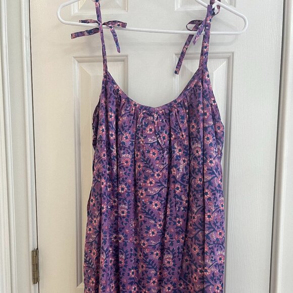 Emerson Fry Dresses & Skirts - Emerson Fry India Sundress in Violet Wildflower Organic - Size M/L
